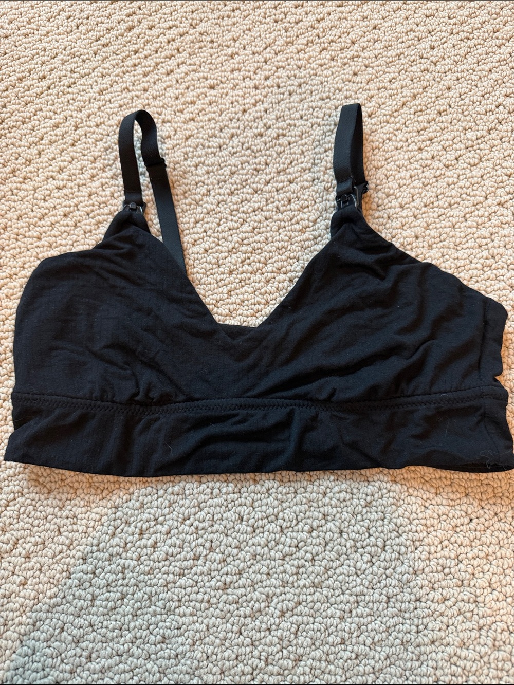 Black nursing bralette